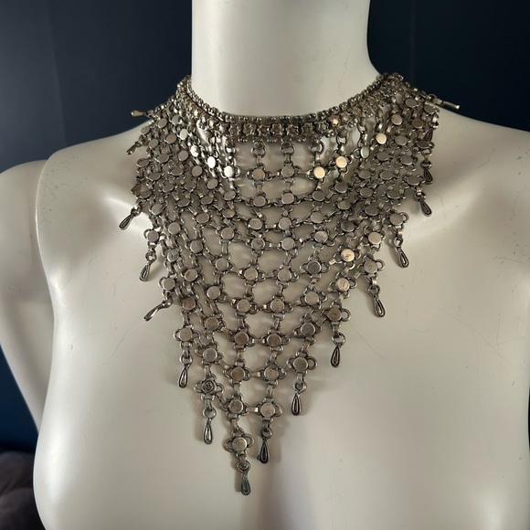 VTG chain mail bib necklace - Picture 6 of 7